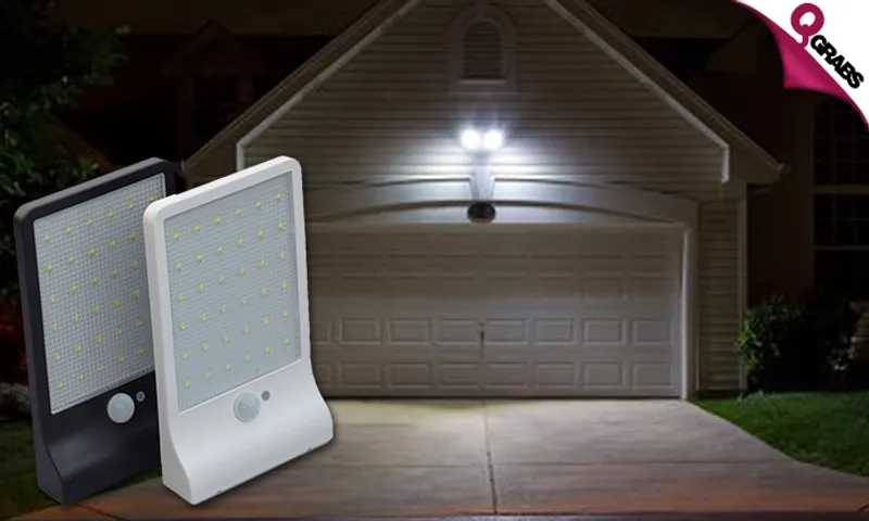 From QR89 Shine on with Motion Sensor Solar-Powered LED Lights - with 36 LED Lamps for Immense Brightness! (Up to QR398 Value)